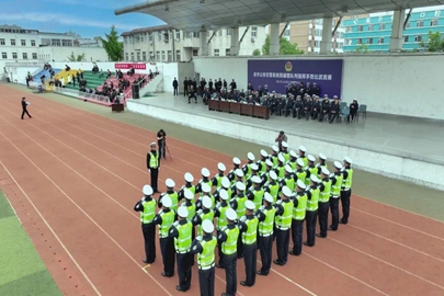 临沂市公安交警系统民辅警队列指挥手势比武竞赛成功举行